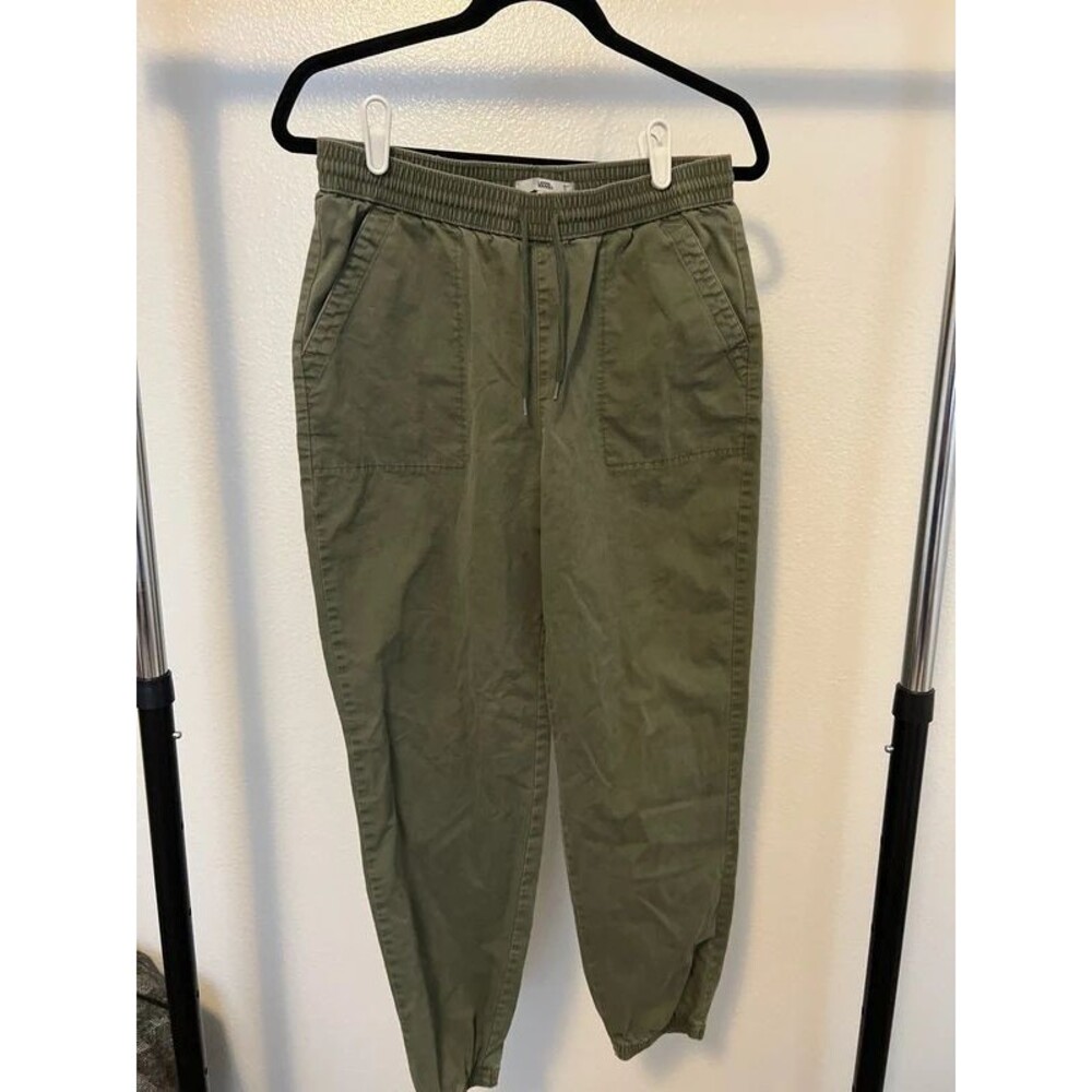 Vans Chamber II Olive Green Jogger Pants Women's Size S